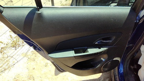 12-16 Chevy Cruze Driver Left Rear Door Trim Panel With Switches Back Black Aff