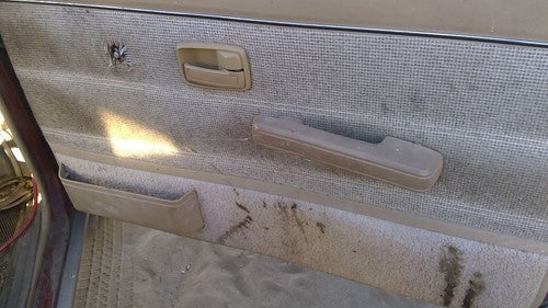 81-87 Isuzu Pup Pickup Passenger Right Front Inside Door Trim Panel Only Brown