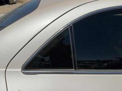 00-02 Lincoln Ls Passenger Right Rear Vent Window Back Door Glass With Frame Oem