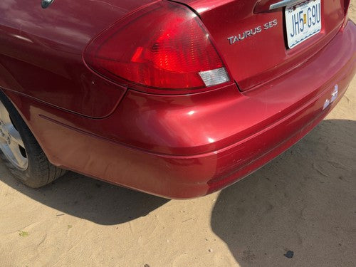 2000-2003 Ford Taurus Rear Bumper Cover Assembly Oem Back Sedan Red 2F1Z17K835Ca