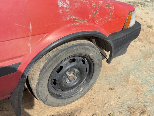 1988 Toyota Fx Passenger Right Front Wheel Flare Moulding Oem Fender Red