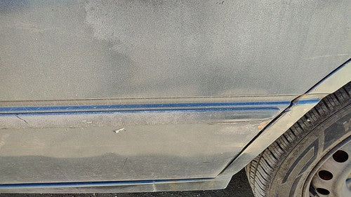 97-99 Camry Driver Left Rear Moulding From Door Oem Back Trim Strip Blue 8L3