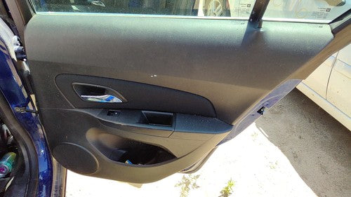 2012-16 Cruze Passenger Right Rear Door Trim Panel With Switches Back Black Aff
