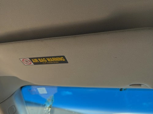 2005-2007 Honda Accord Driver Left Sun Visor Oem Without Illumination Gray