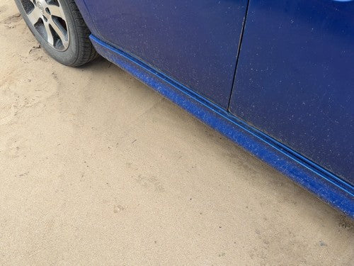 2007-2012 Nissan Sentra Passenger Right Lower Rocker Panel Moulding Oem Blue B17