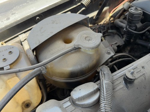 1980 Mercedes 450SL 107 Coolant Reservoir Radiator Overflow Tank Bottle OEM 4.5L