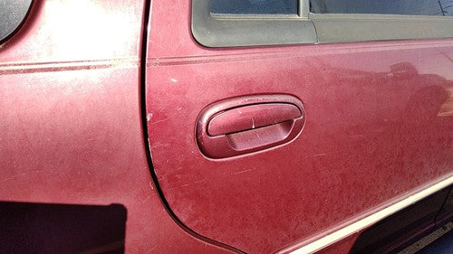 97-02 Ford Expedition Passenger Right Rear Outside Door Handle Back Maroon Jl