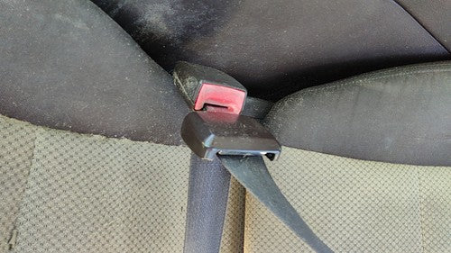 2010-2012 Chevy Malibu Driver Left Front Seat Belt Buckle Receiver Oem Tan 34B