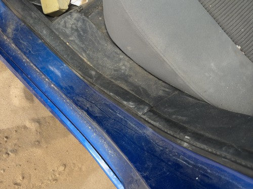 12 Nissan Sentra Driver Left Rear Lower Sill Plate Step Trim Panel Oem Charcoal