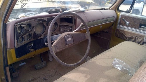 1975 Chevy C10 Pickup Driver Left A Pillar Trim Panel Oem Post Brown