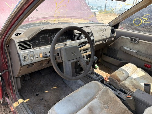 85-88 Nissan Maxima Driver Left Rear Power Window Regulator With Motor Oem Back