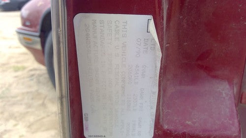 1988-1993 Buick Regal Trim Bezel Below Speedometer Oem Dash Surround Panel