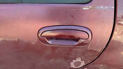 1997-02 Ford Expedition Driver Left Rear Outside Door Handle Oem Back Maroon Jl