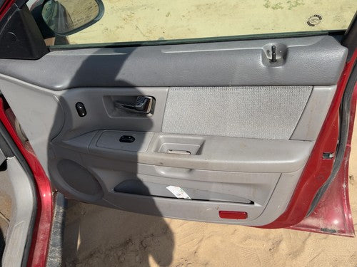 00-02 Taurus Passenger Right Front Door Trim Panel With Switches Graphite Gray