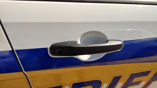 13-19 Explorer Police Interceptor Passenger Right Front Outside Door Handle Oem