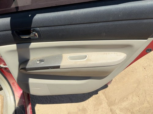 06-09 Prius Passenger Right Rear Door Trim Panel With Switches Cloth Bisque Fe41