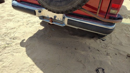 1984-1990 Ford Bronco 2 Chrome Rear Bumper With Brackets Oem Back E9Tz17906F