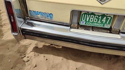 1980-1984 Cadillac Deville Chrome Rear Bumper Assembly With Brackets Oem Back