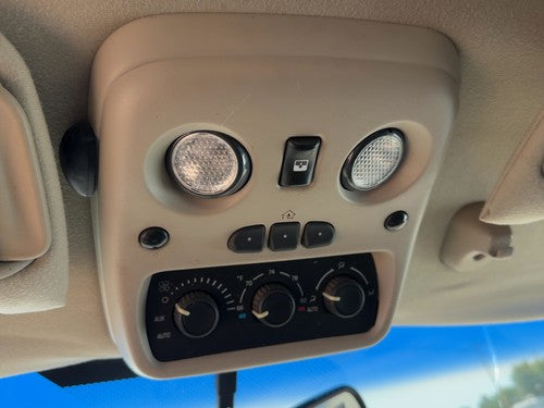 03-06 Suburban 1500 Center Overhead Console Dome Light Map Lamp Cubby Gray 92I