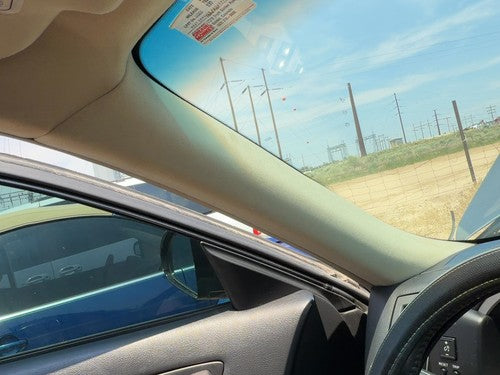 03-08 Fx45 Driver Left A Pillar Trim Windshield Post Panel Oem Willow/Black S
