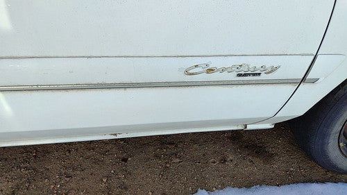 97-00 Buick Century Passenger Right Front Moulding From Door Trim Strip White