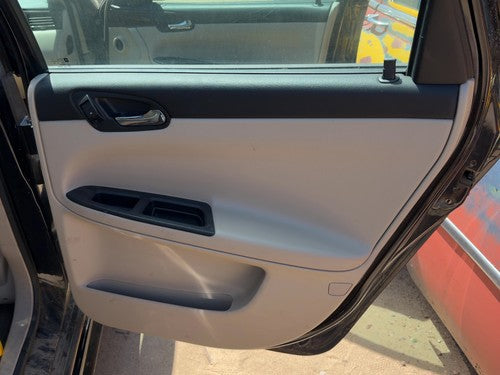 09-11 Impala Passenger Right Rear Door Trim Panel With Switches Back Neutral 522