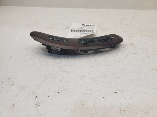 04-07 Town & Country Driver Left Master Switch Trim Bezel Plate Woodgrain