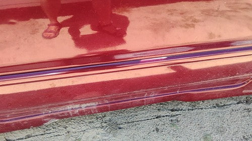 1994-96 Honda Accord Passenger Right Front Moulding From Door Oem Trim Strip Red