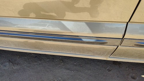 02-07 Jeep Liberty Driver Left Front Moulding From Door Oem Trim Strip Khaki Pjc
