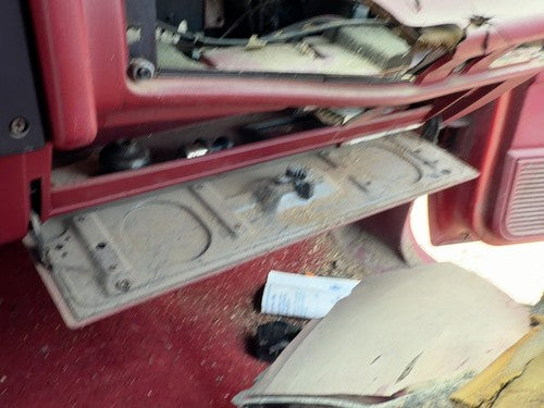 1987-1996 Dodge Dakota Glove Box Assembly Complete Door With Latch Oem Red