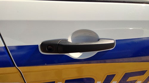 13-19 Explorer Police Interceptor Passenger Right Front Outside Door Handle Oem