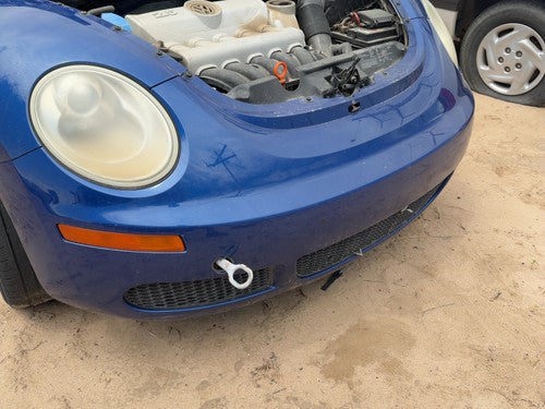 06-10 Beetle Convertible Front Bumper Cover Assembly Oem Without Fog Lamps Blue