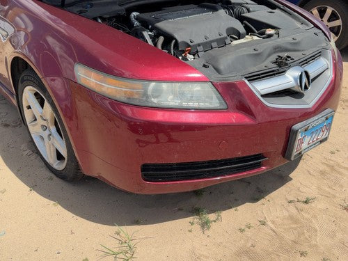 2004-2006 Acura Tl Front Bumper Cover Assembly Oem 3.2L Redondo Red
