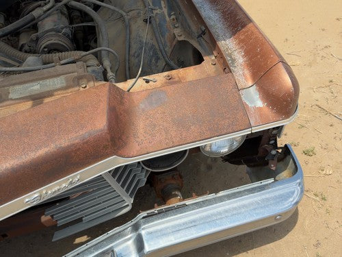 1974 Chevy Impala Bare Header Panel Mount Oem 00332395