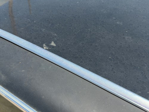 1980 Mercedes 450SL 107 Driver Left Chrome Trim Drip Rail on Roof OEM