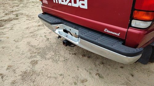 1998-2001 Mazda B2500 Chrome Rear Bumper With Mount Brackets Oem Zzm150221