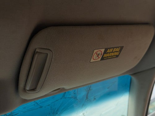 2000-2001 Infiniti I30 Passenger Right Sun Visor Oem Illuminated Black