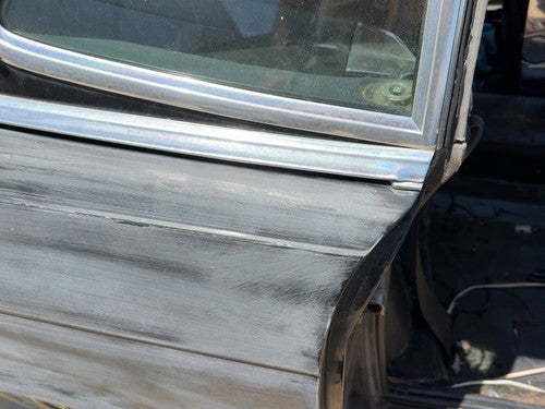 1980 Mercedes 450SL 107 Passenger Right Chrome Trim on Quarter Panel OEM Black