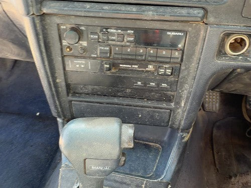 1992-1994 Subaru Legacy Rhd Trim Bezel Around Radio Surround Dash Panel Oem Gray