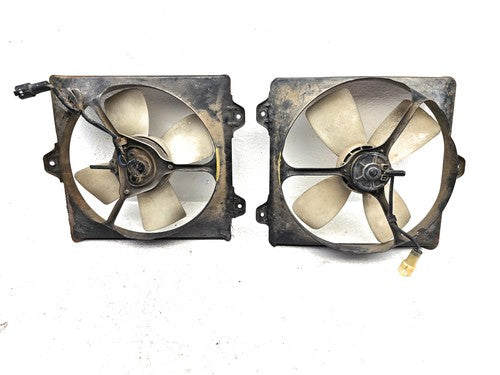 85-86 Toyota Camry Electric Radiator Cooling Fan Assembly With Motors 2.0L Oem