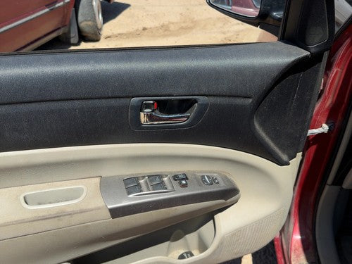 06-09 Prius Driver Left Front Door Trim Panel With Master Switch Black Cloth Bis