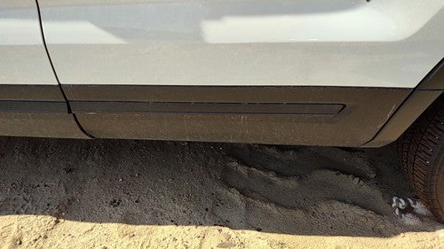16-19 Police Interceptor Driver Left Rear Moulding From Door Back Trim Strip