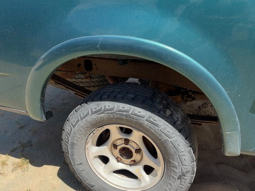 97-04 F150 Passenger Right Rear Wheel Flare Moulding Oem Back Pacific Green Ps