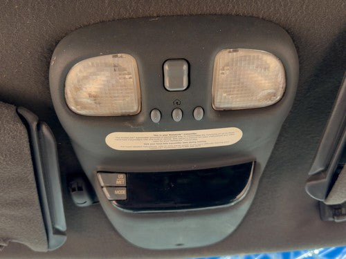 00-01 S10 Blazer Center Overhead Console Dome Light Map Lamp Cubby Graphite 122