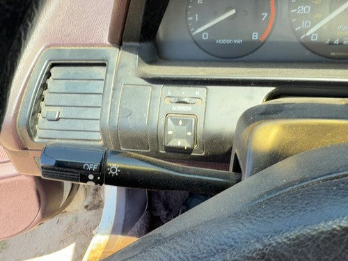 88-89 Accord Lx Turn Signal Switch Windshield Wiper Column Control Lever Maroon