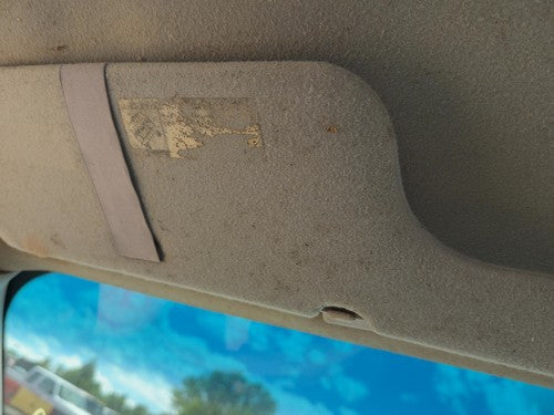 2002-2004 Ford F150 Driver Left Sun Visor Oem Gray 2L3Z1504105Dab
