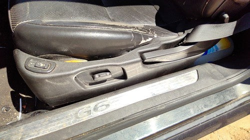 09 Pontiac G6 Gxp Coupe Driver Left Side Power Seat Switch With Trim Panel Ebony