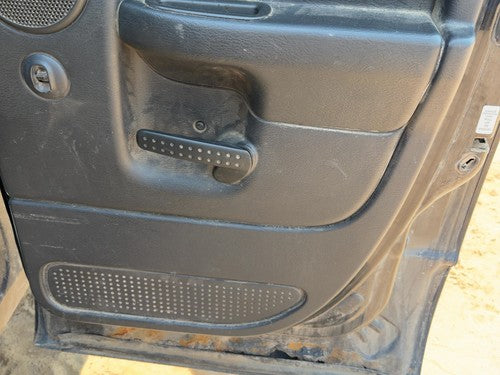 02-05 Ram 1500 Passenger Right Rear Door Trim Panel Switches Back Dark Gray V9Dv