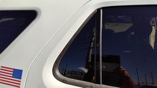 11-19 explorer Police Passenger Right Rear Vent Window Back Door Glass Wth Frame