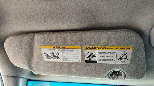 2004 Jeep Liberty Driver Left Sun Visor Oem Gray Dv 0Zx35Tl2Aa